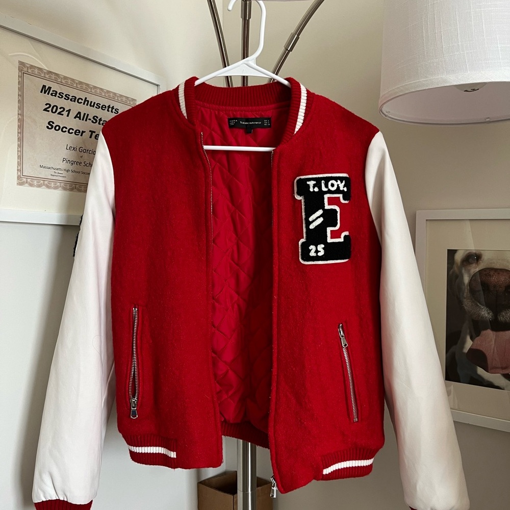 Zara Varsity Letterman Jacket